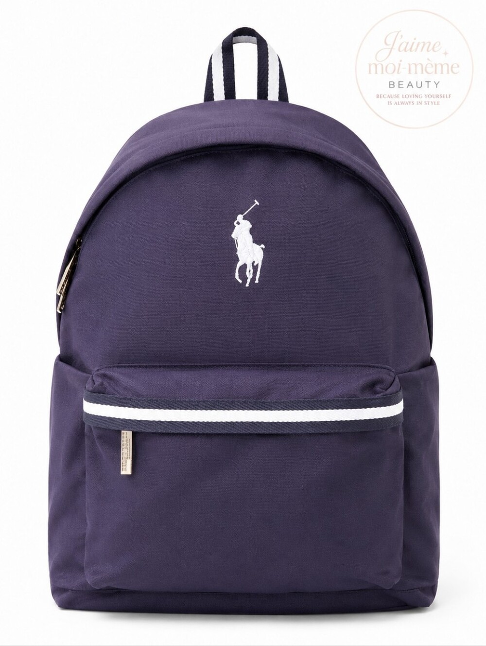 Polo by Ralph Lauren Navy Blue Backpack with White Logo